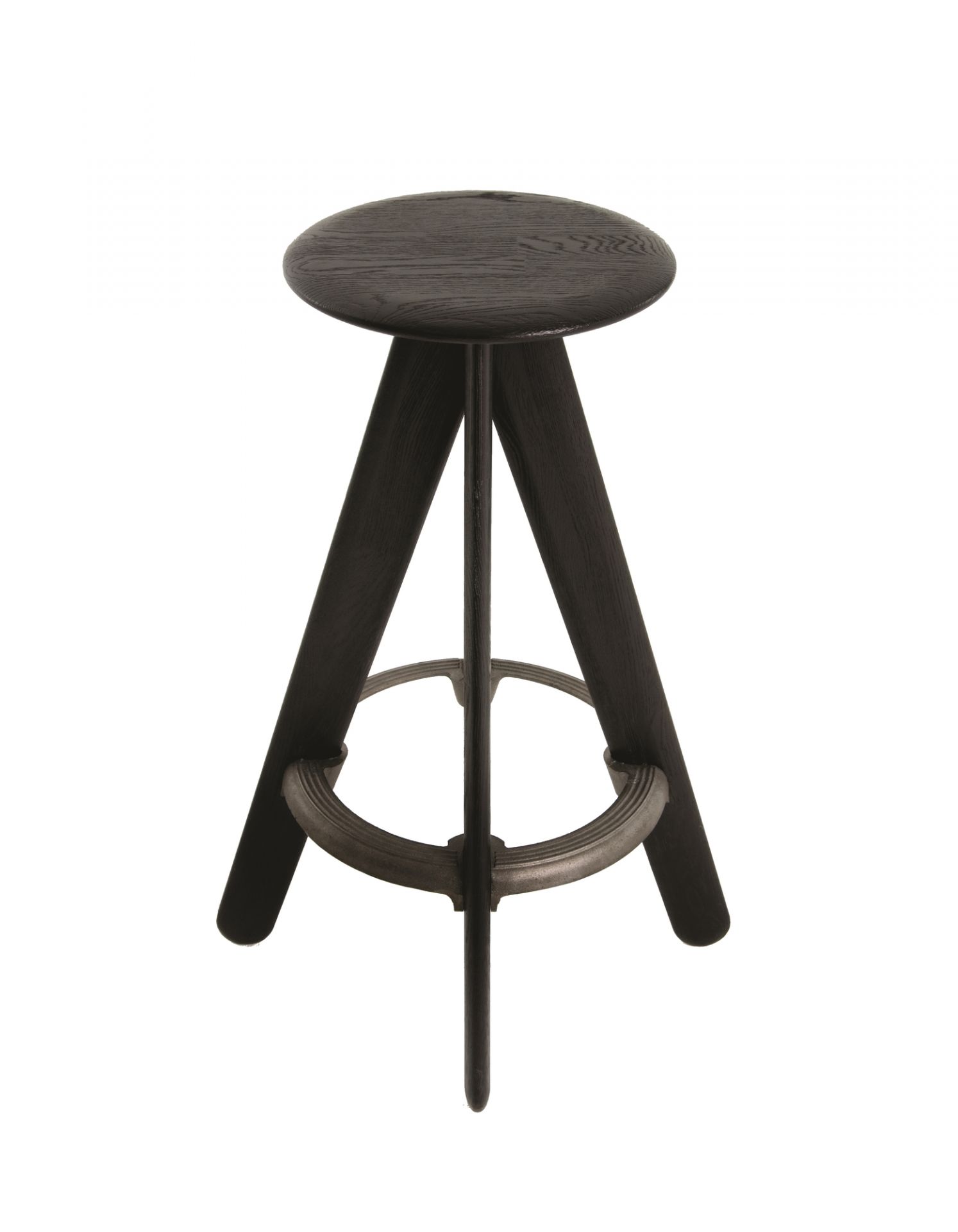 Slab tabouret de bar noir Tom Dixon