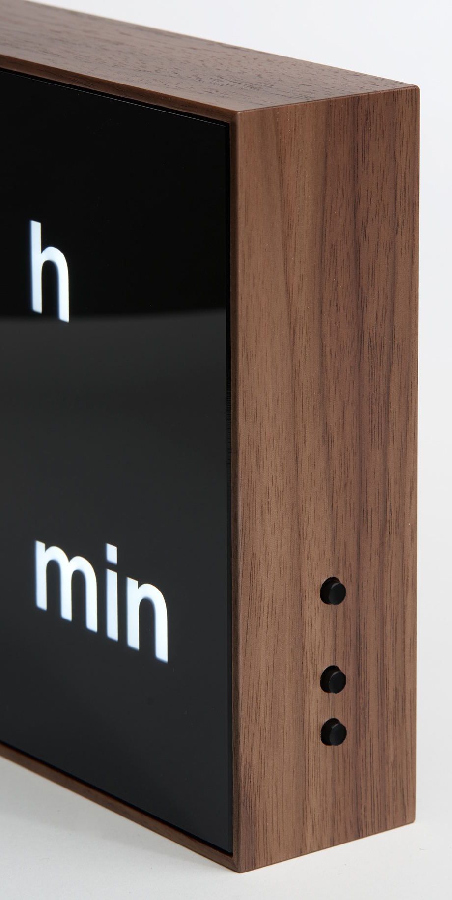Horloge numérique LED / Horloge de table / Horloge murale en bois de noyer Albert Clock