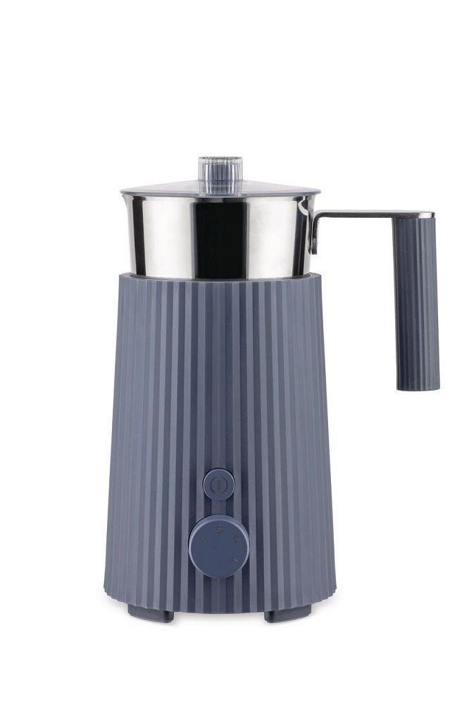 MDL13 B Plissé Mousseur à lait multifonctionnel à induction / pot Alessi Gris