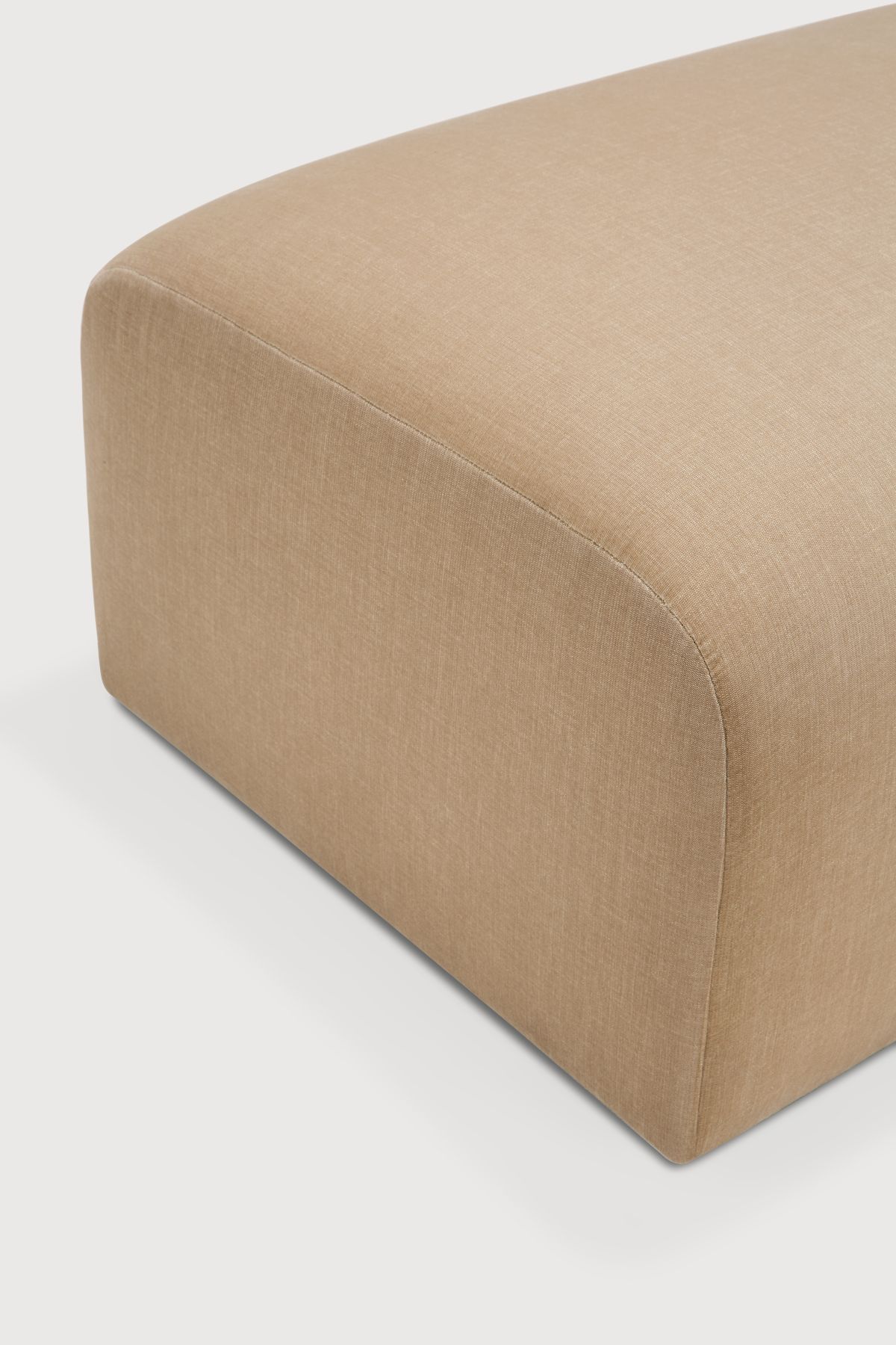 Tabouret rembourré Bulky Light Sepia Ethnicraft