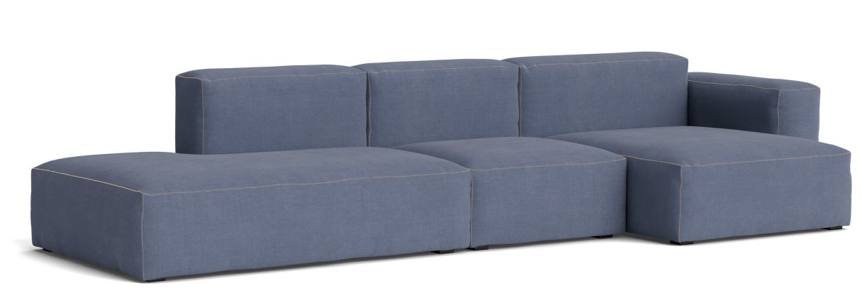 Mags Soft Sofa 3-places Combination 4 Low Armrest Accoudoir à droite Hay 