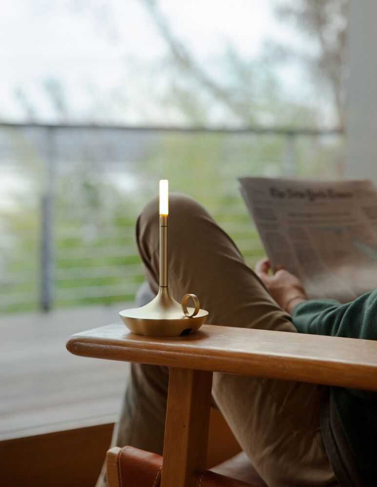 Wick S Portable light Lampe de batterie / Lampe de table avec USB Graypants