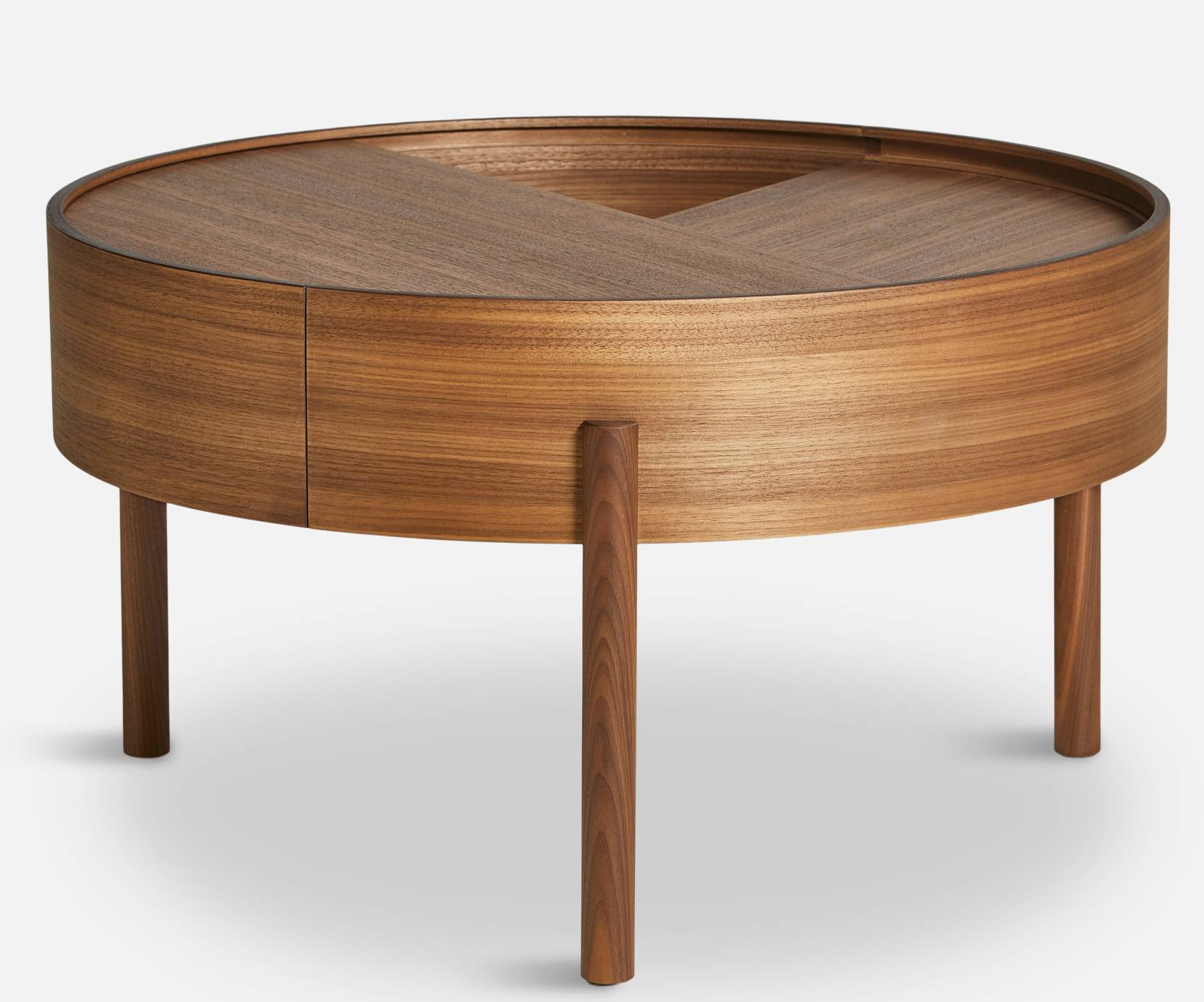 Arc Coffee Table table ⌀  66 cm Walnut Woud