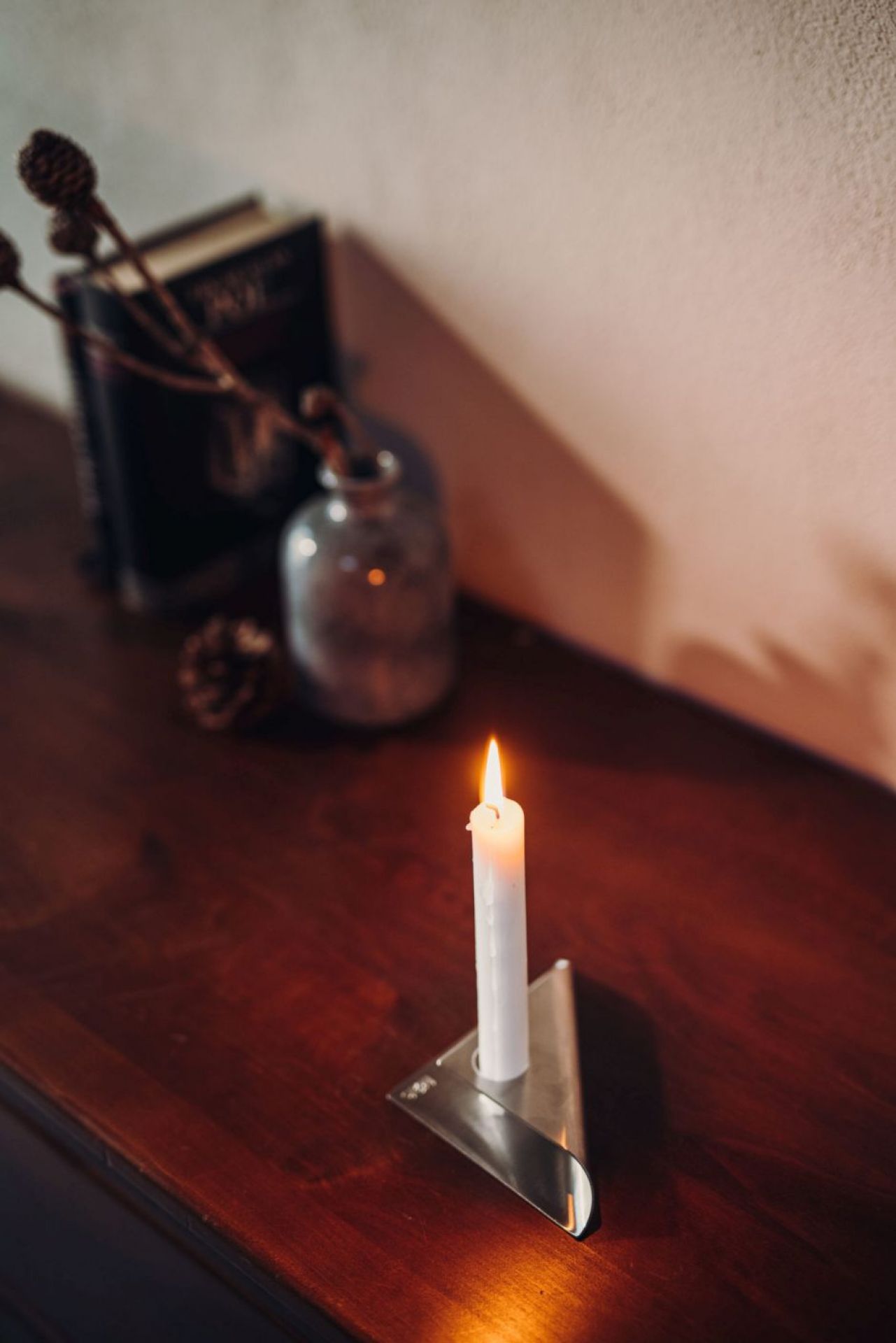 Square Candle Ensemble de 4 chandeliers argentés Höfats OFFRE SPECIALE