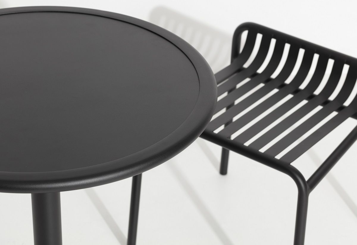 Week-End Stool Tabouret Petite Friture Blanc