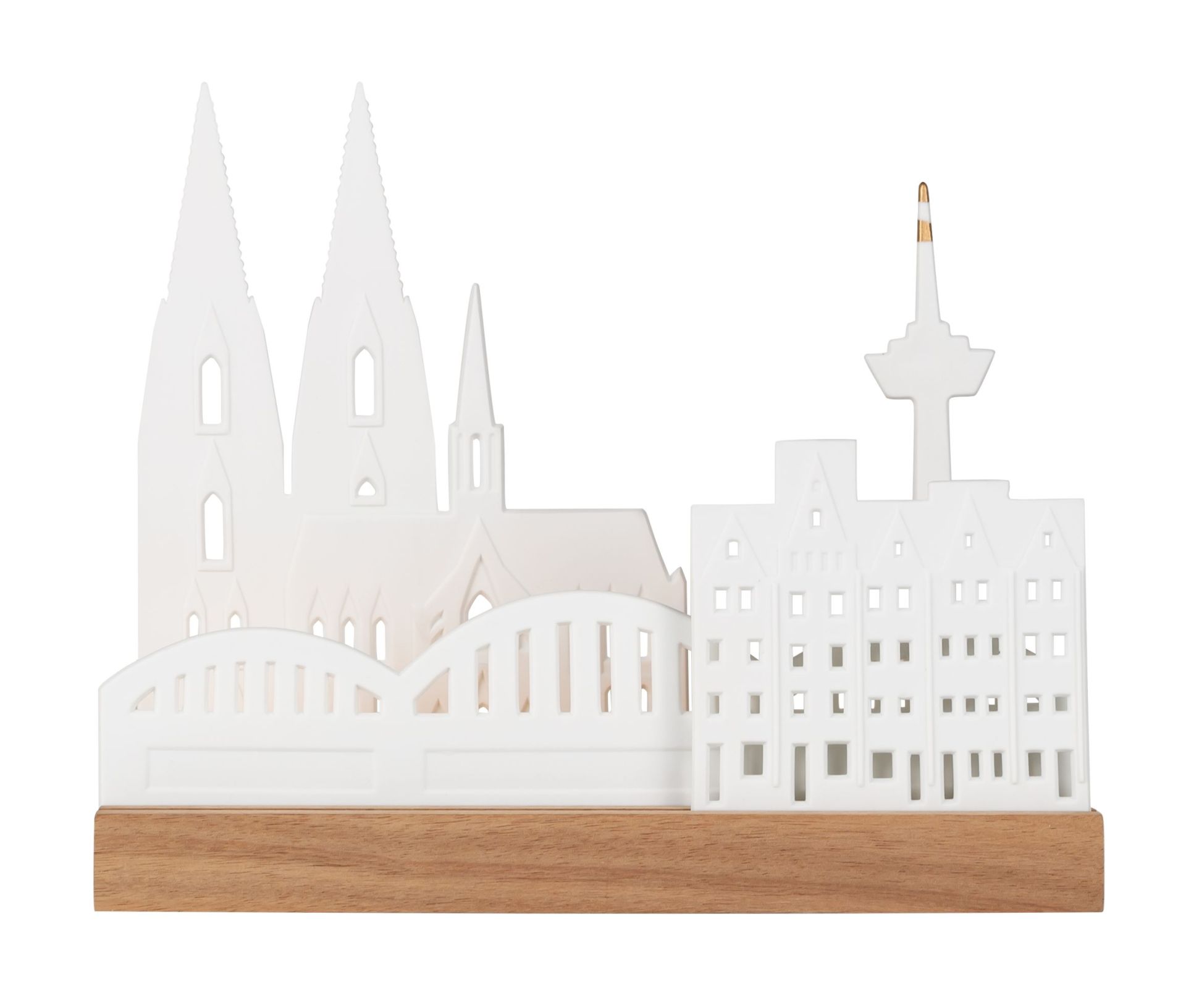 Objet lumineux Silhouette de la ville de Cologne Räder