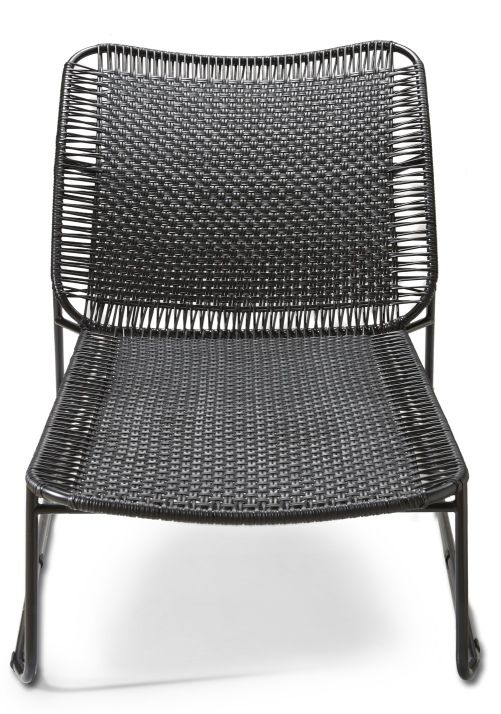 Cielo Lounge Chair low Chaise Lounge basse Outdoor ames Noir - Noir