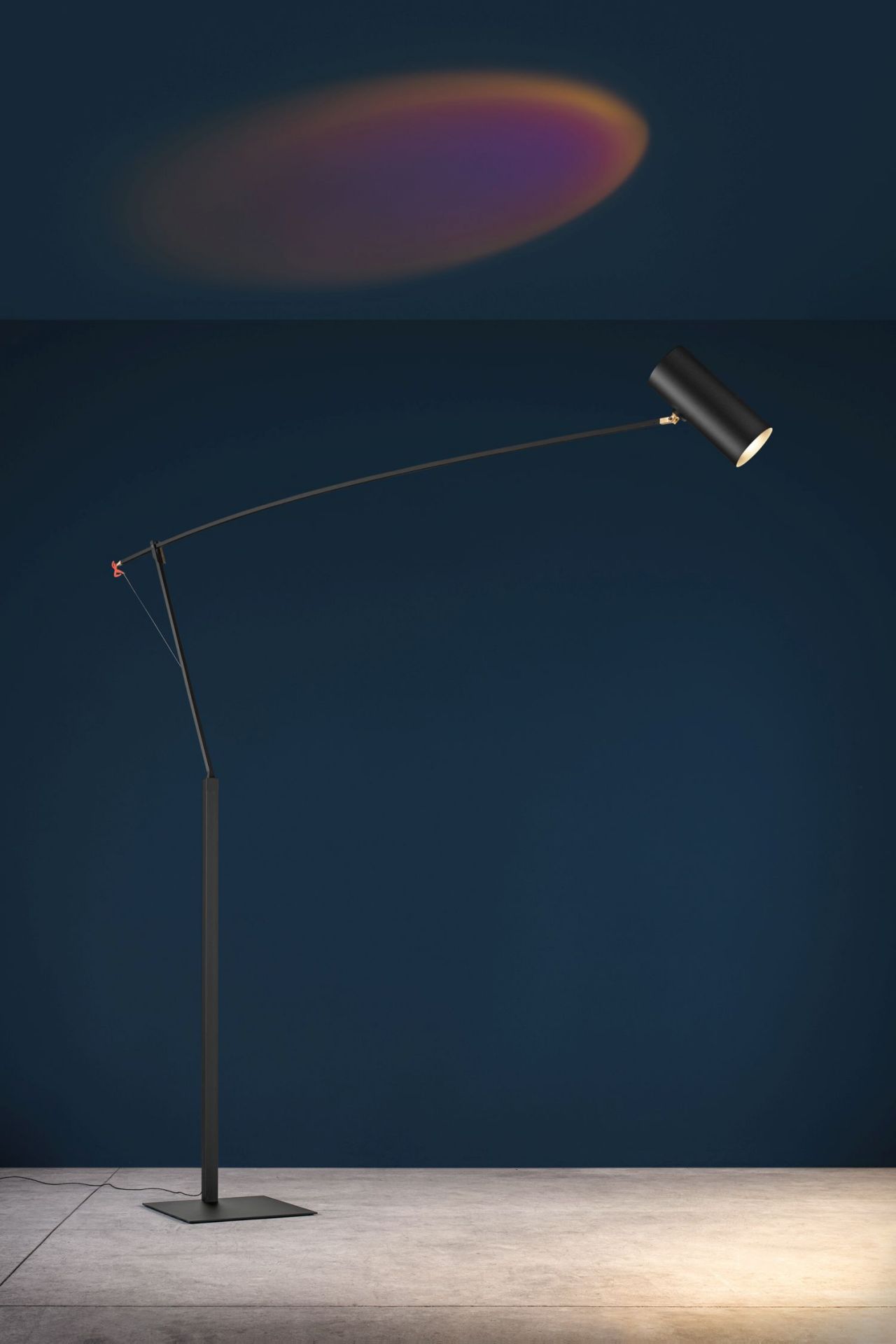 Ettorino BIG Lampadaire Noir Catellani & Smith