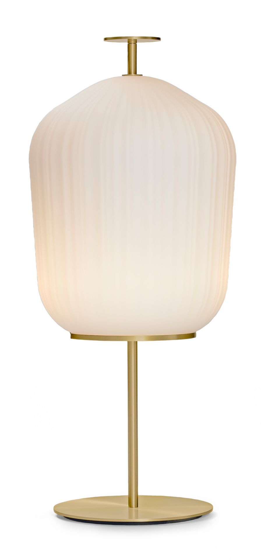 Plissée Floor Lamp Lampadaire ClassiCon Laiton