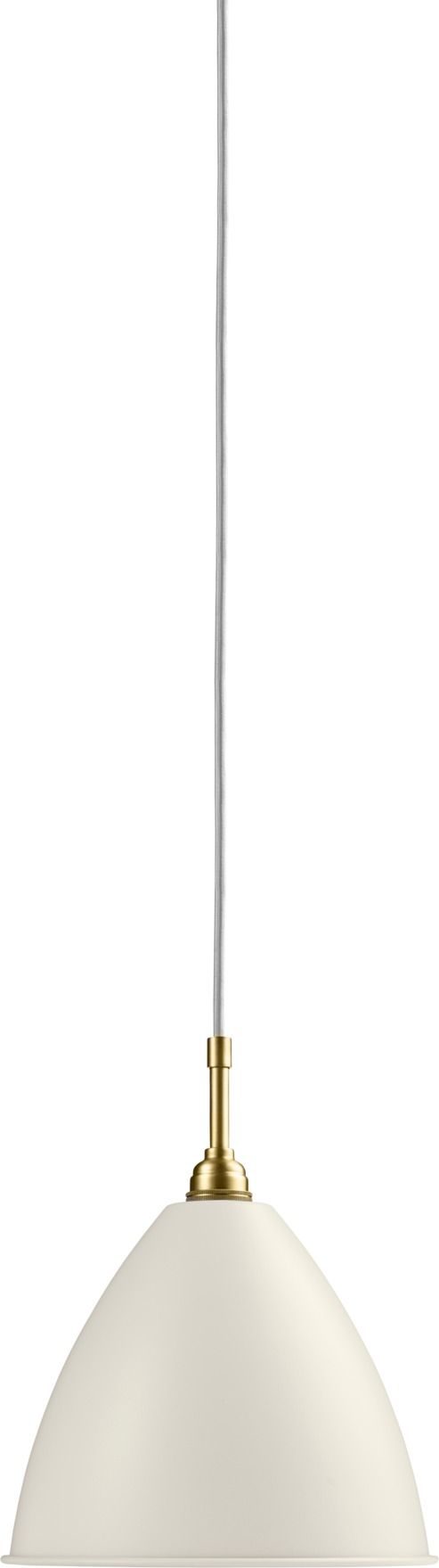 Bestlite BL 9 M pendant luminaire Blanc / Laiton Gubi Bestlite BL 9 M pendant luminaire Blanc / Laiton Gubi