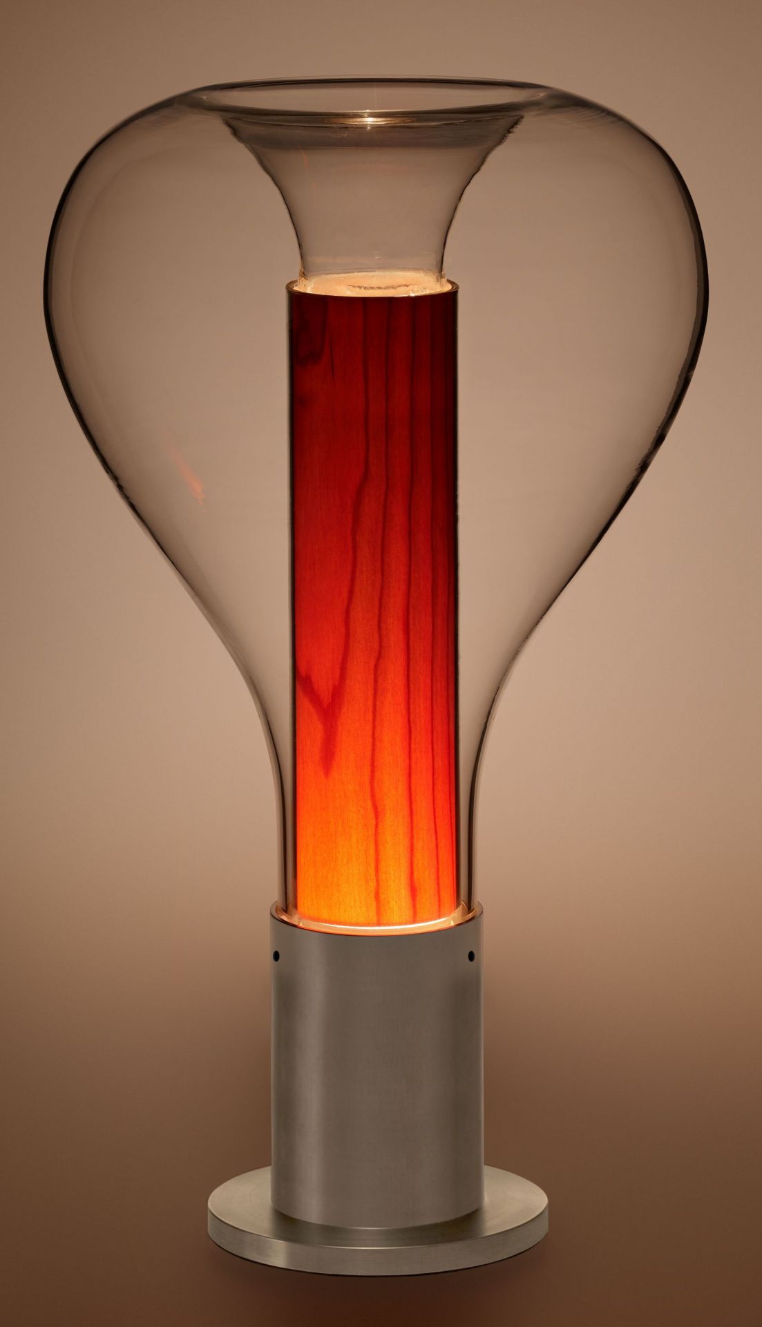 Eris Lampe de Table Base en Aluminium Cerise LZF Lamps