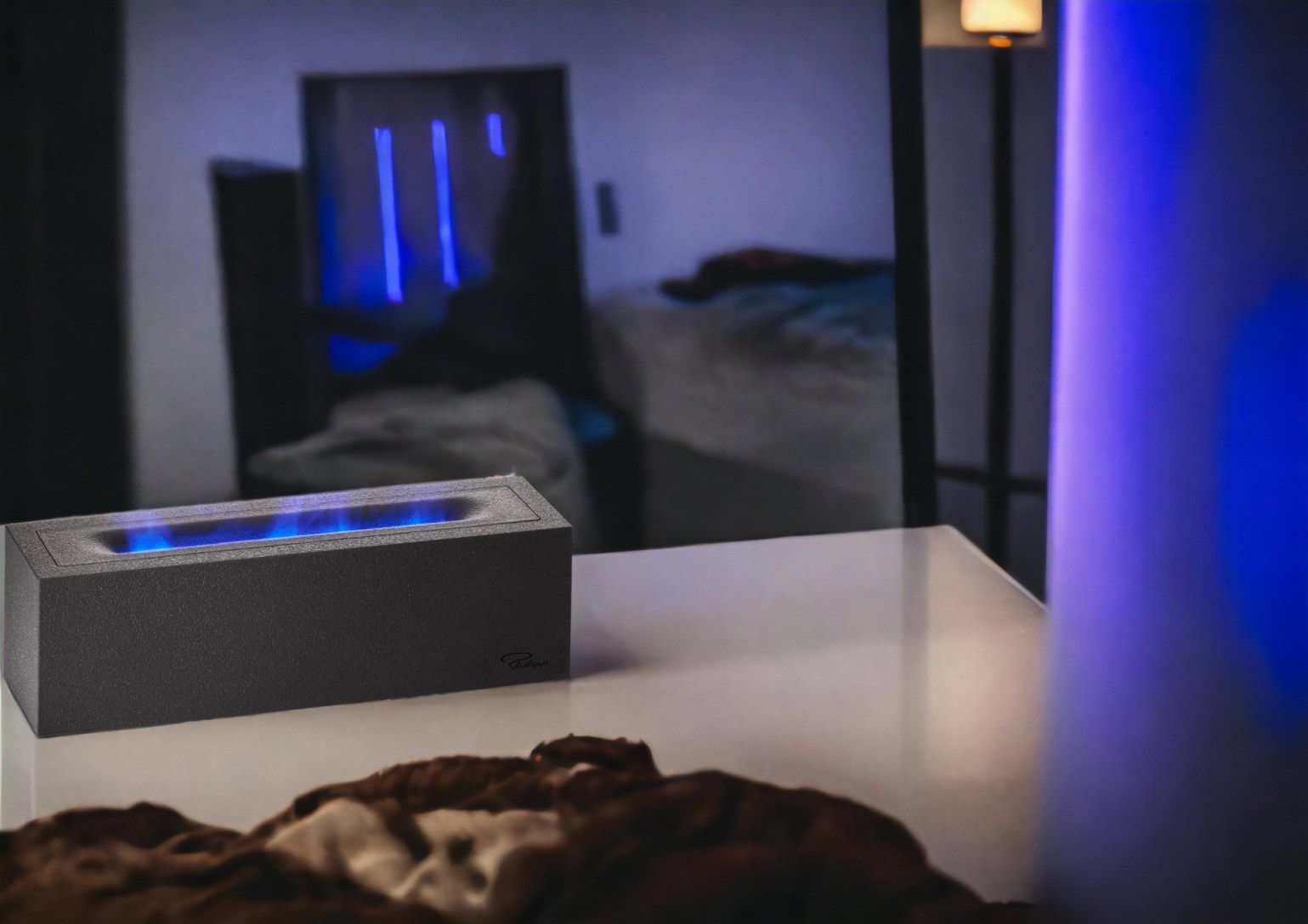 Camino cheminée décorative avec humidificateur Philippi
