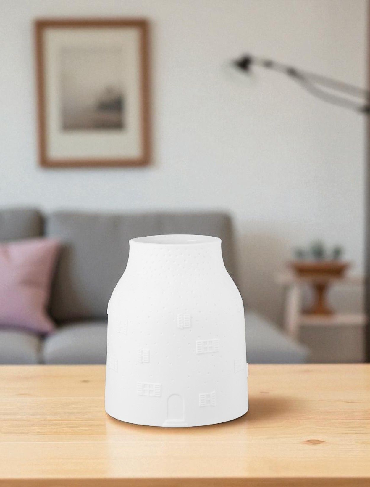 Vase Maison d'hiver Petite roue