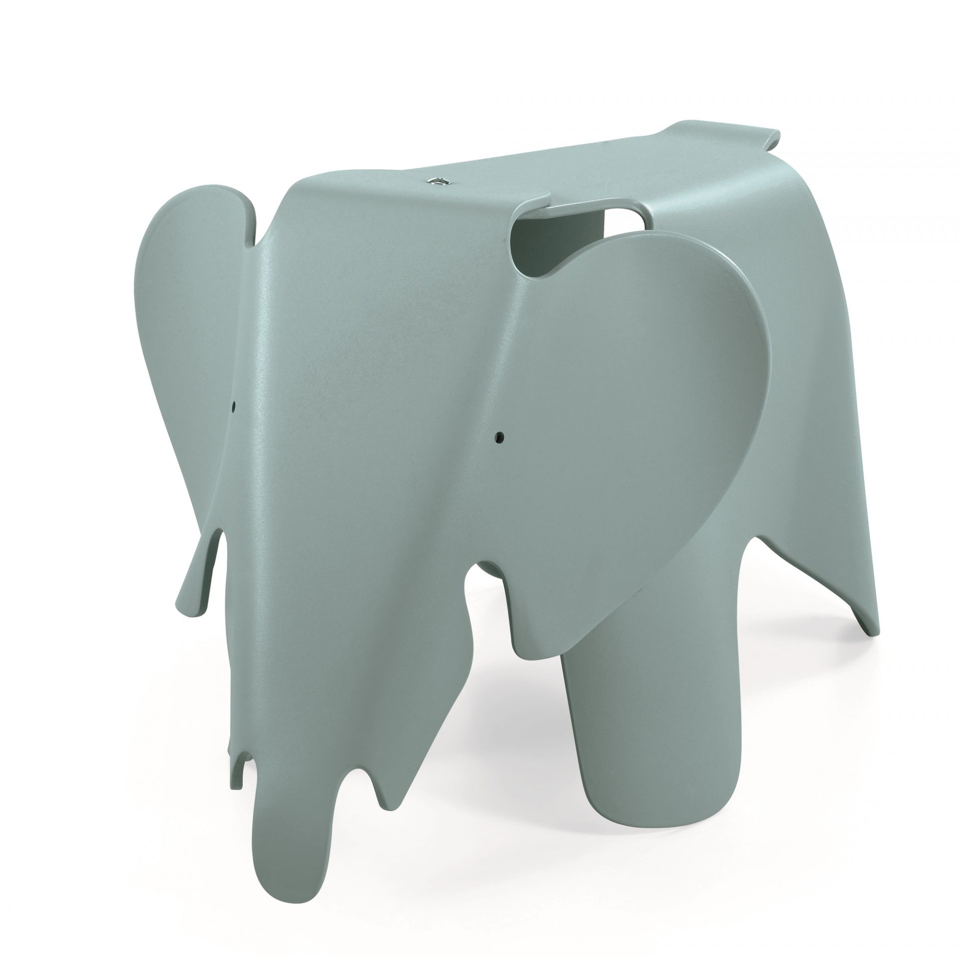 Eames Elephant Tabouret ice grey Vitra