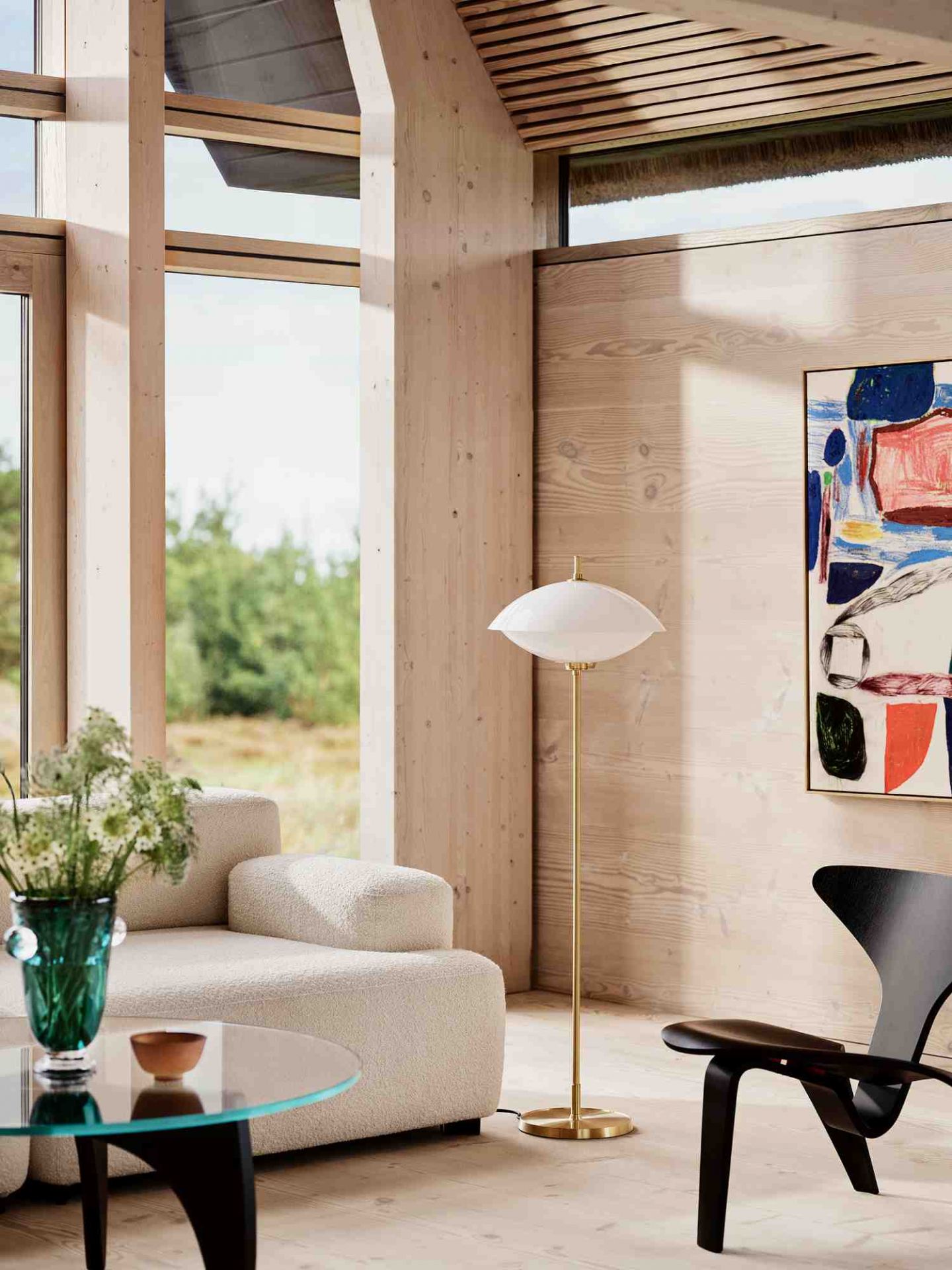 Clam Floor lamp lampadaire Fritz Hansen 