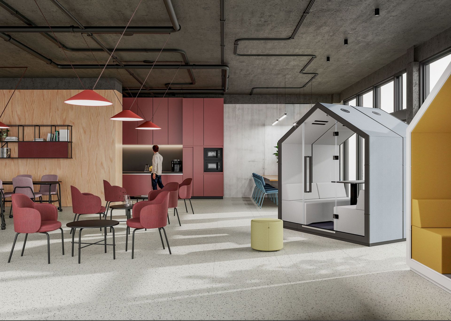 treehouse TH 4 Meubles acoustiques pour 4 personnes Bejot