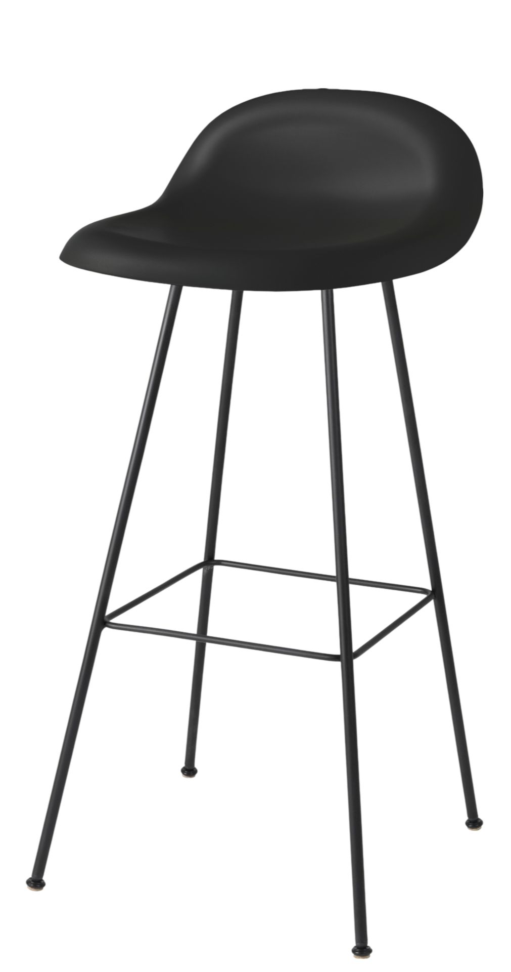 3D tabouret de bar 75 plastique Gubi