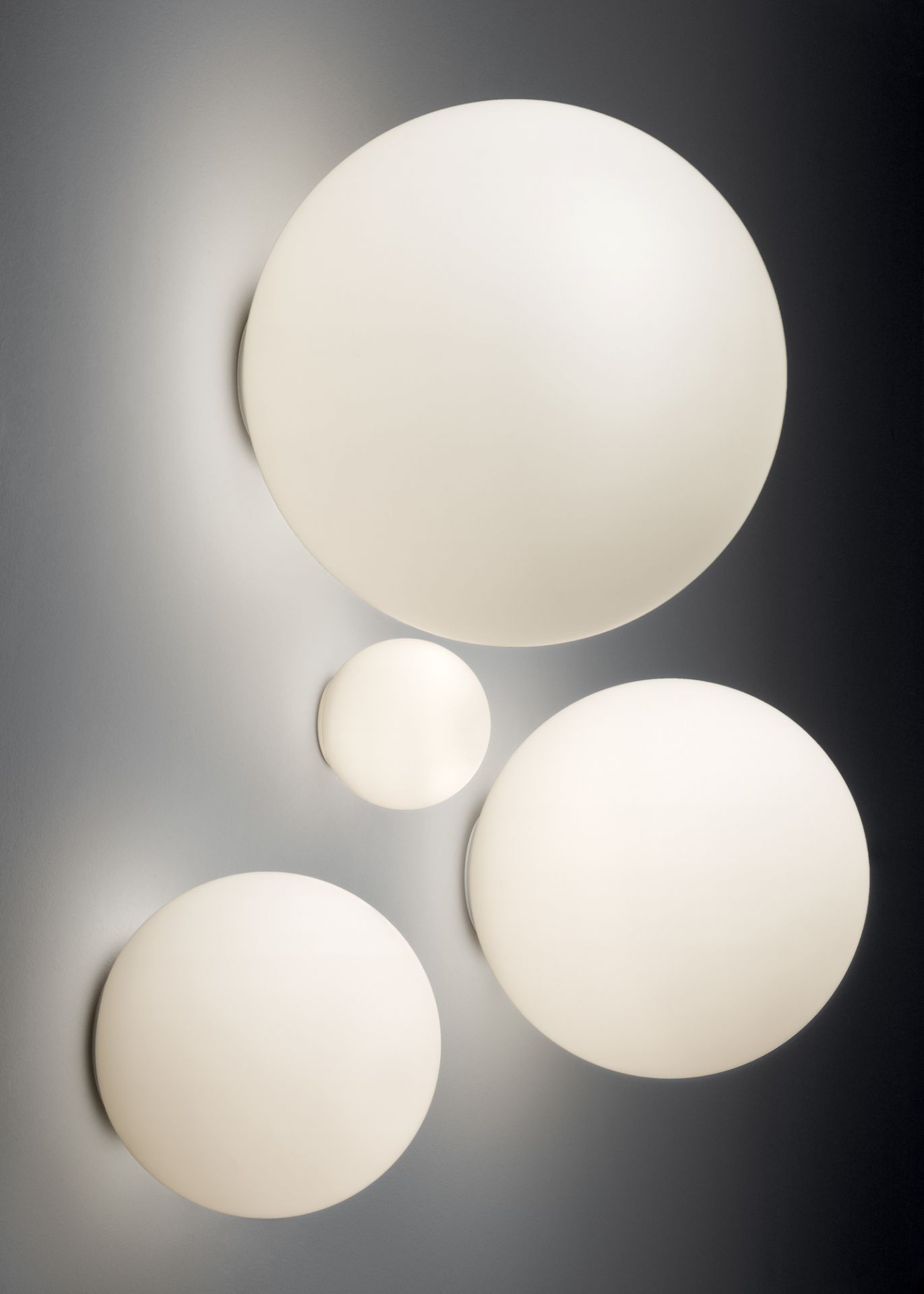 Dioscuri 25 mur/plafond blanc Artmide