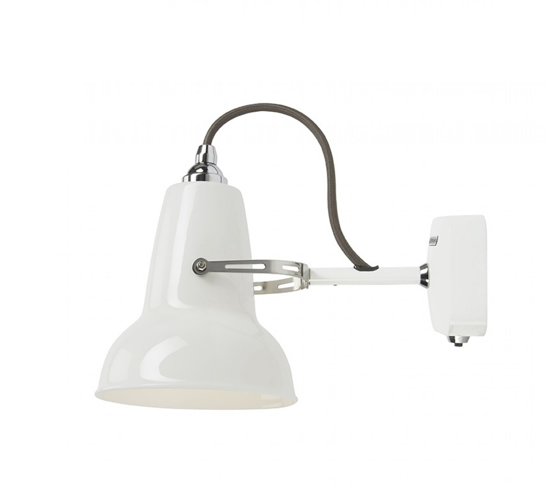 Original 1227 Mini Wall Light Applique murale Anglepoise Ceramic blanc