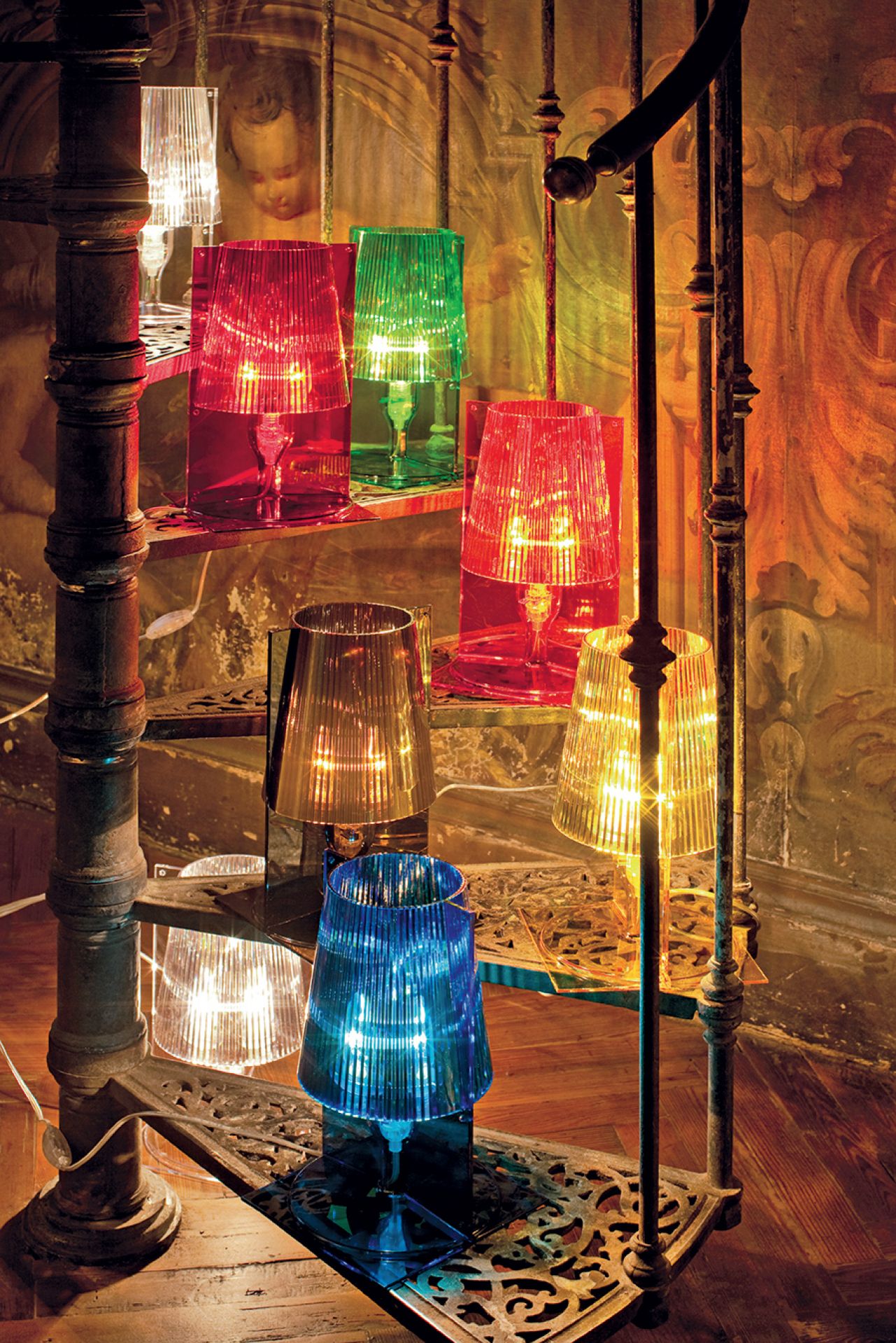 Take Lampe de table Kartell cristal clair