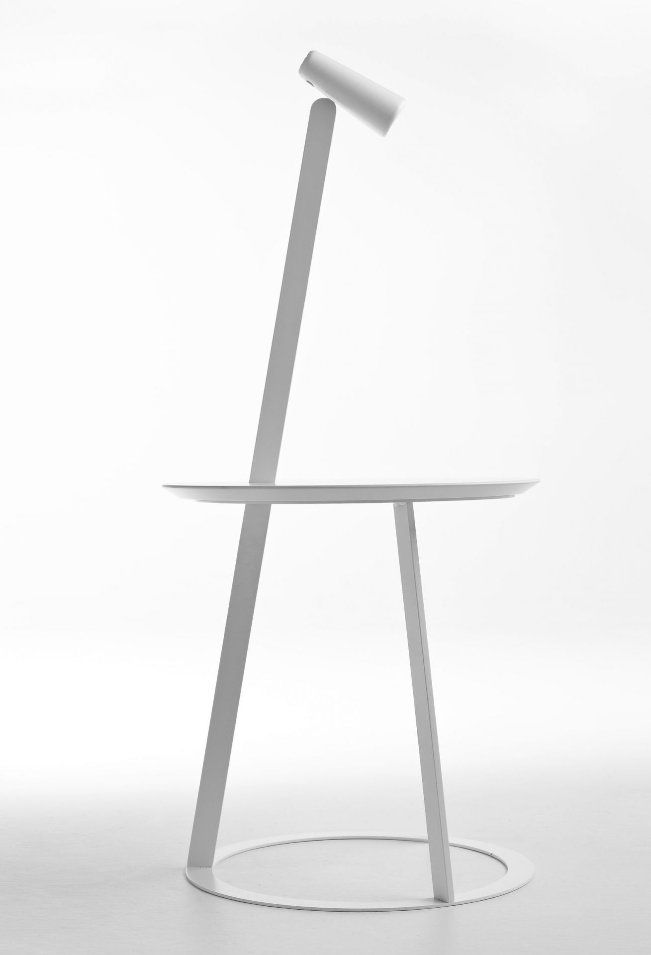 Albino Torcia Table d'appoint blanc Casamania Horm