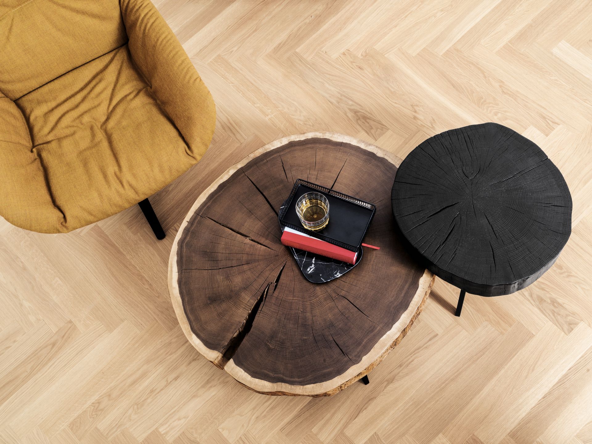 Stomp tabel d'appoint H40 brut Janua