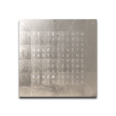 Cache avant pour l'horloge murale Earth 45 Anglais QLOCKTWO