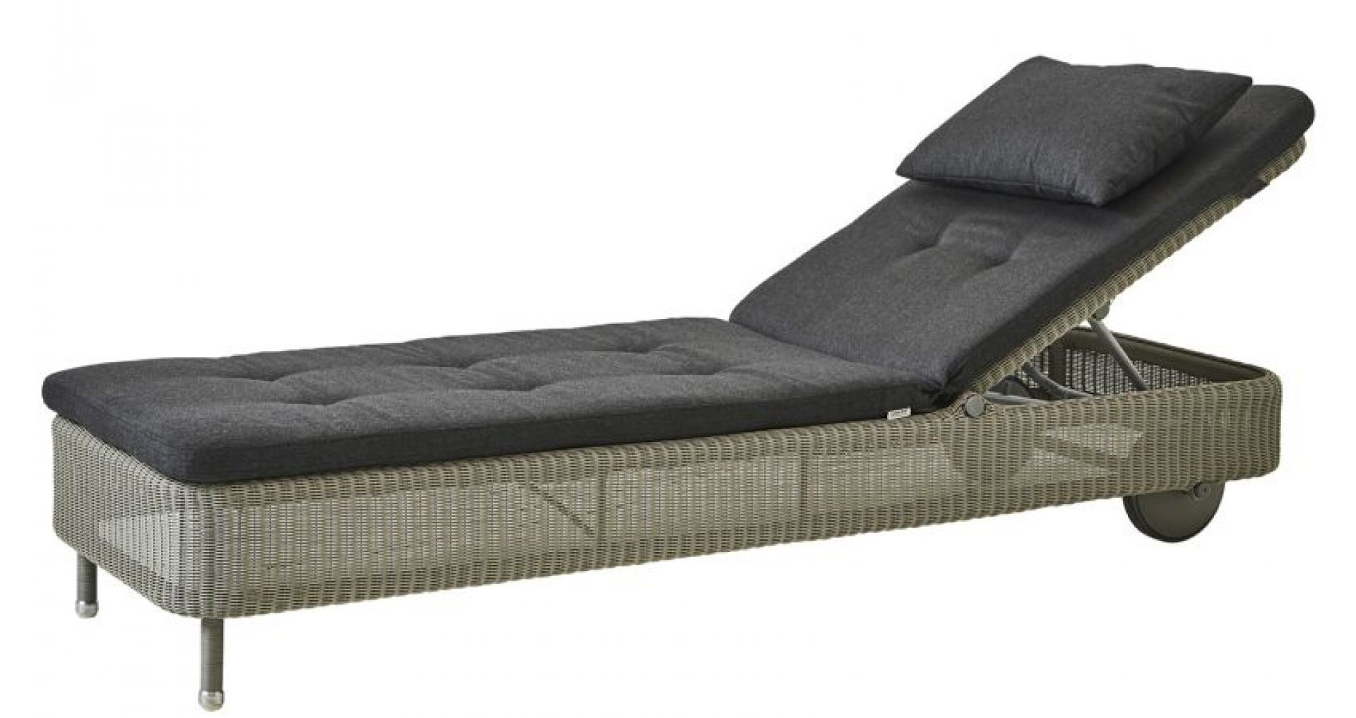 Presley Outdoor Coussin pour Chaise longue Cane-Line noir