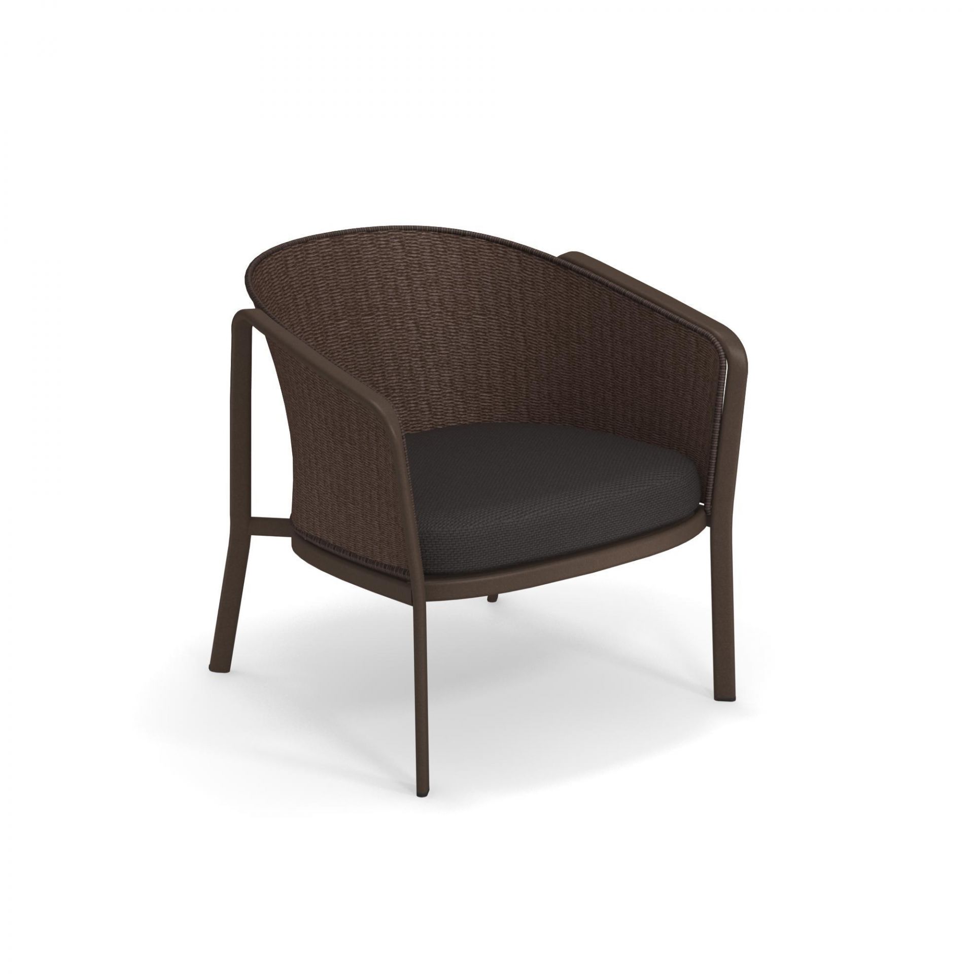 Carousel 1216 Outdoor Lounge chaise Emu Brun indien / Marron chiné