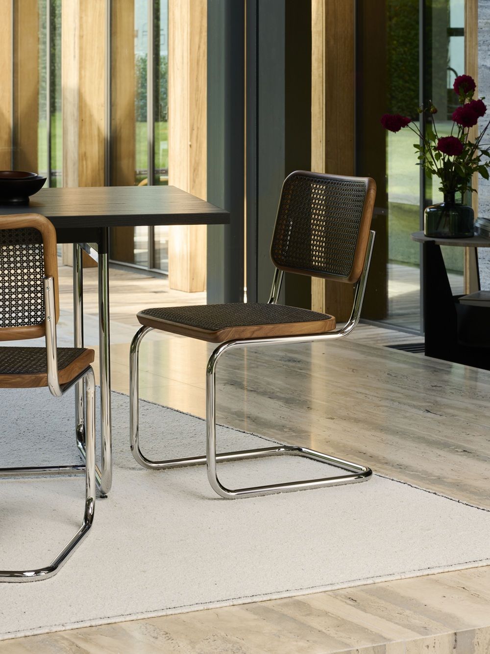 JS. Thonet by Jil Sander S 32 V / S32V Chaise cantilever Thonet