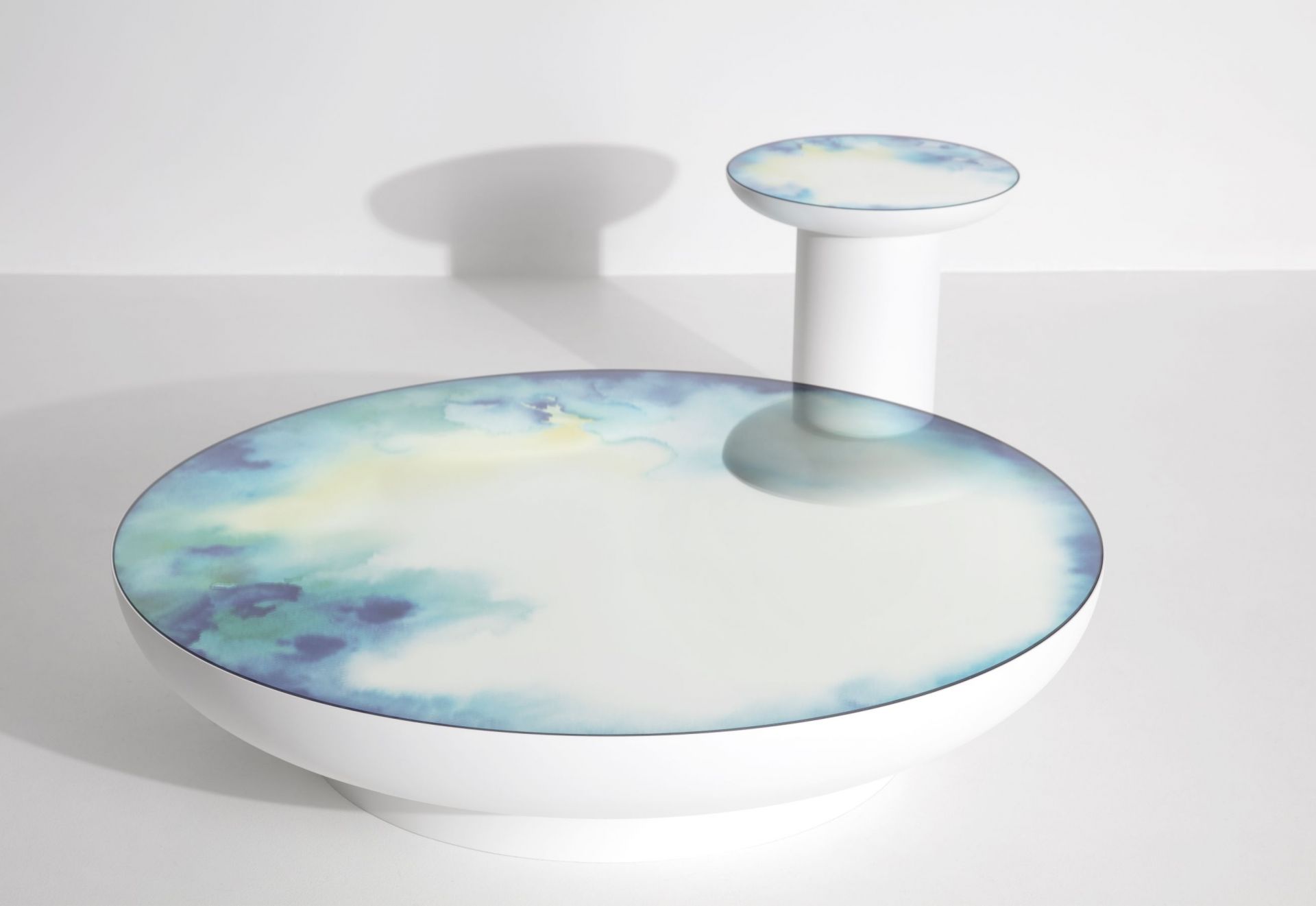 Francis Coffee Table Table basse Ø 110 cm Petite Friture Blanc Francis Coffee Table Table basse Ø 110 cm Petite Friture Blanc