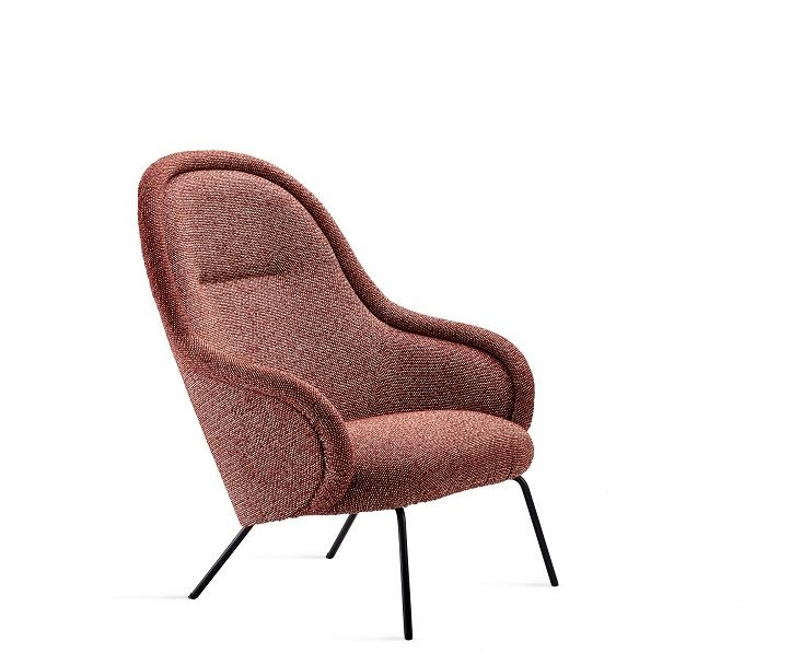Ona Lounge Chair High Fauteuil Freifrau Manufaktur