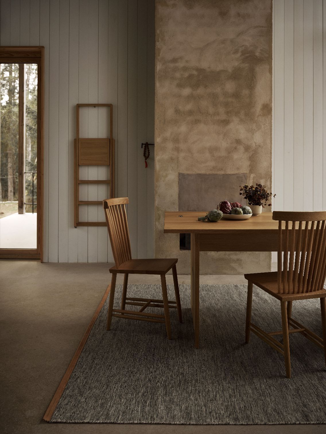 Step Ladder Escabeau chêne foncé Design House Stockholm