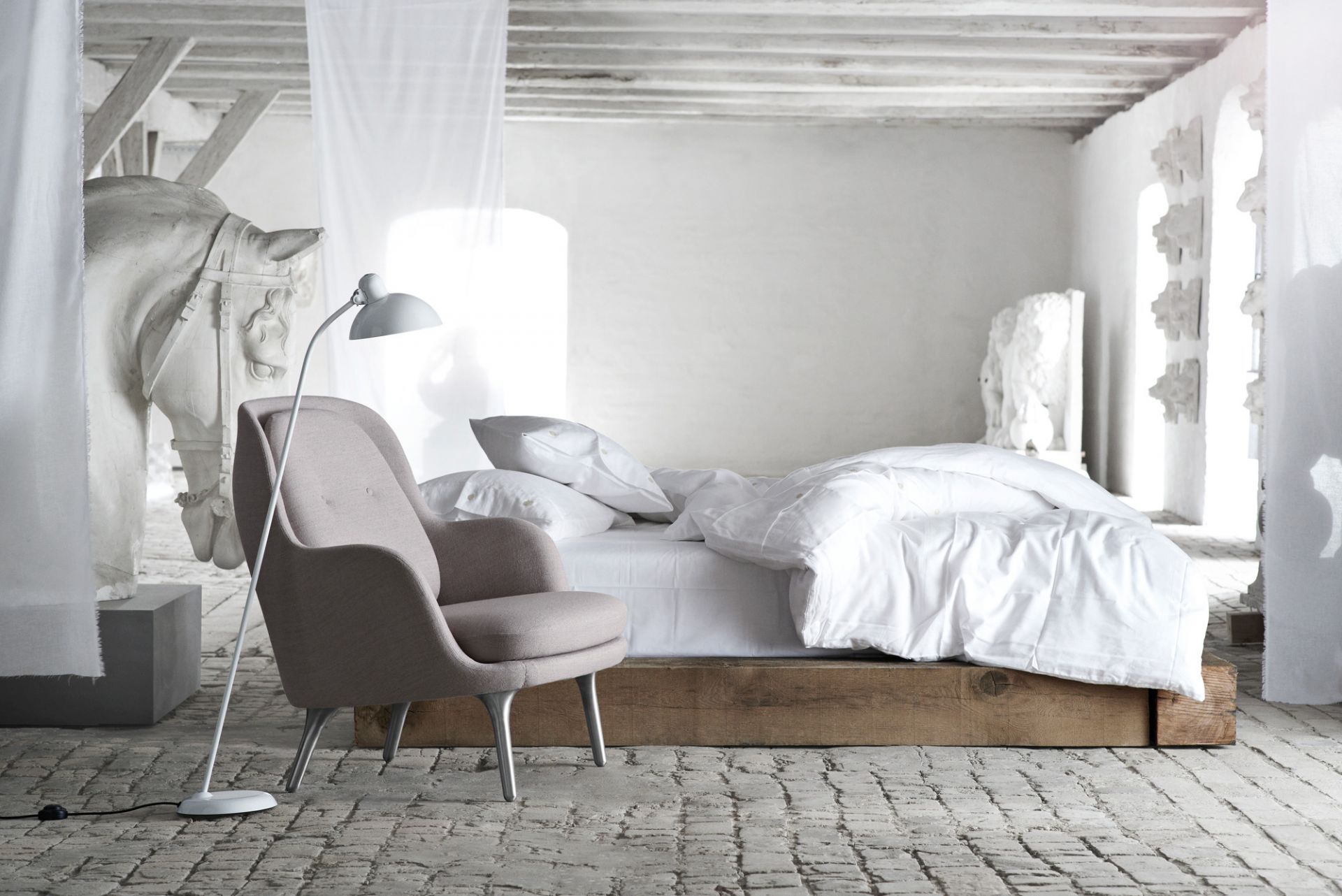 6556 F Lampadaire KAISER idell Fritz Hansen