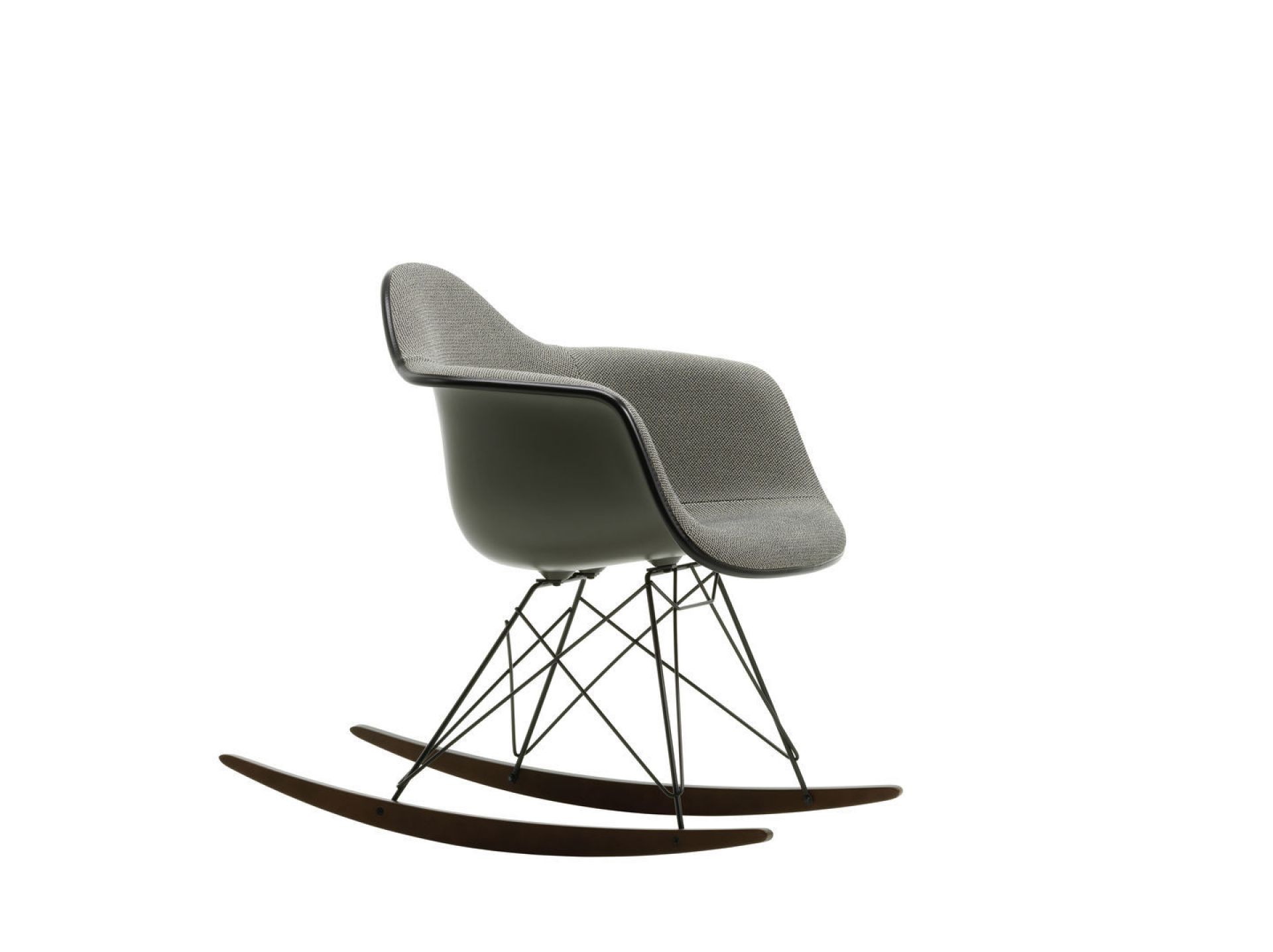 Eames Plastic Armchair RAR Fauteuil à bascule Entièrement rembourré Vitra