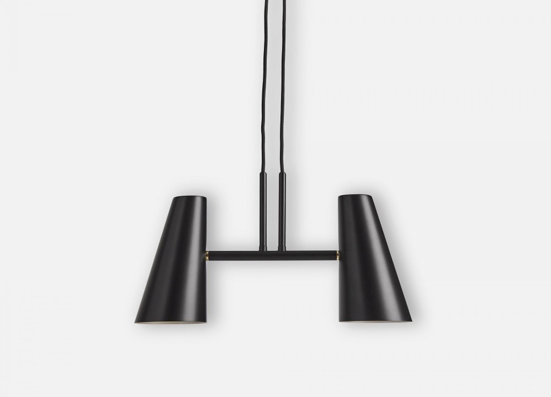 Cono Pendant lamp 2 Shades Lumière pendentif Woud