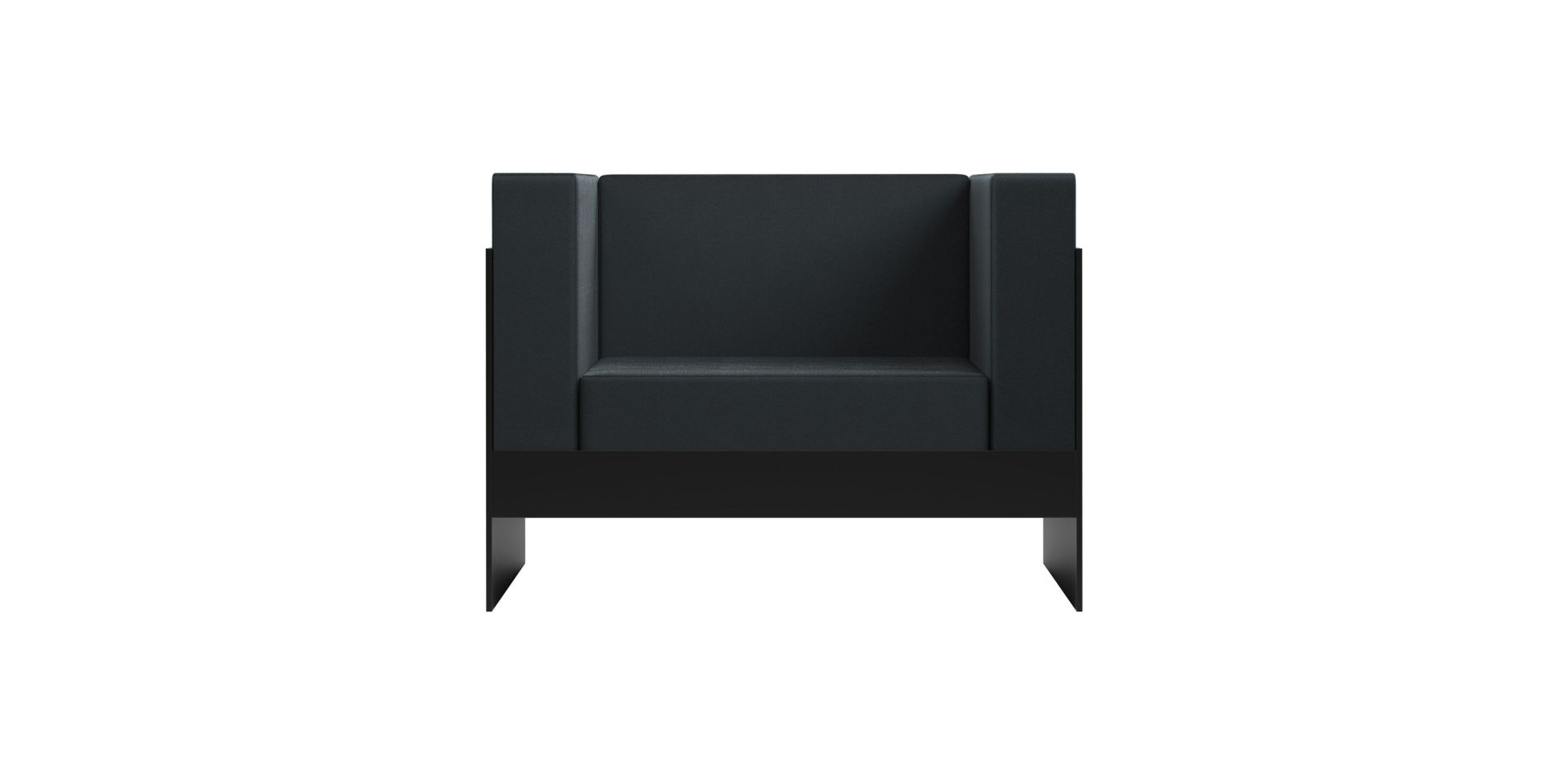 Standard Sofa 101x81x74 cm noir New Tendency