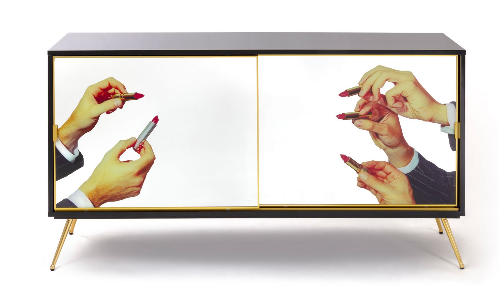 Toiletpaper Sliding Doors Portes coulissantes Buffet Seletti Lipsticks Toiletpaper Sliding Doors Portes coulissantes Buffet Seletti Lipsticks