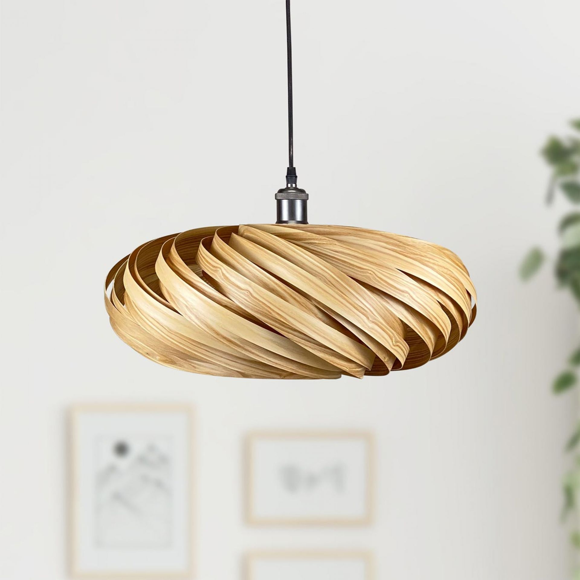 Veneria Lampe à suspendre Ø50 cm Frêne Gofurnit