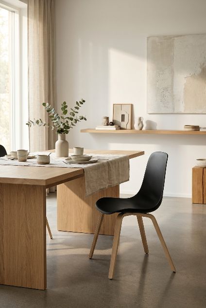 Chaise Elephantino structure en bois Kristalia