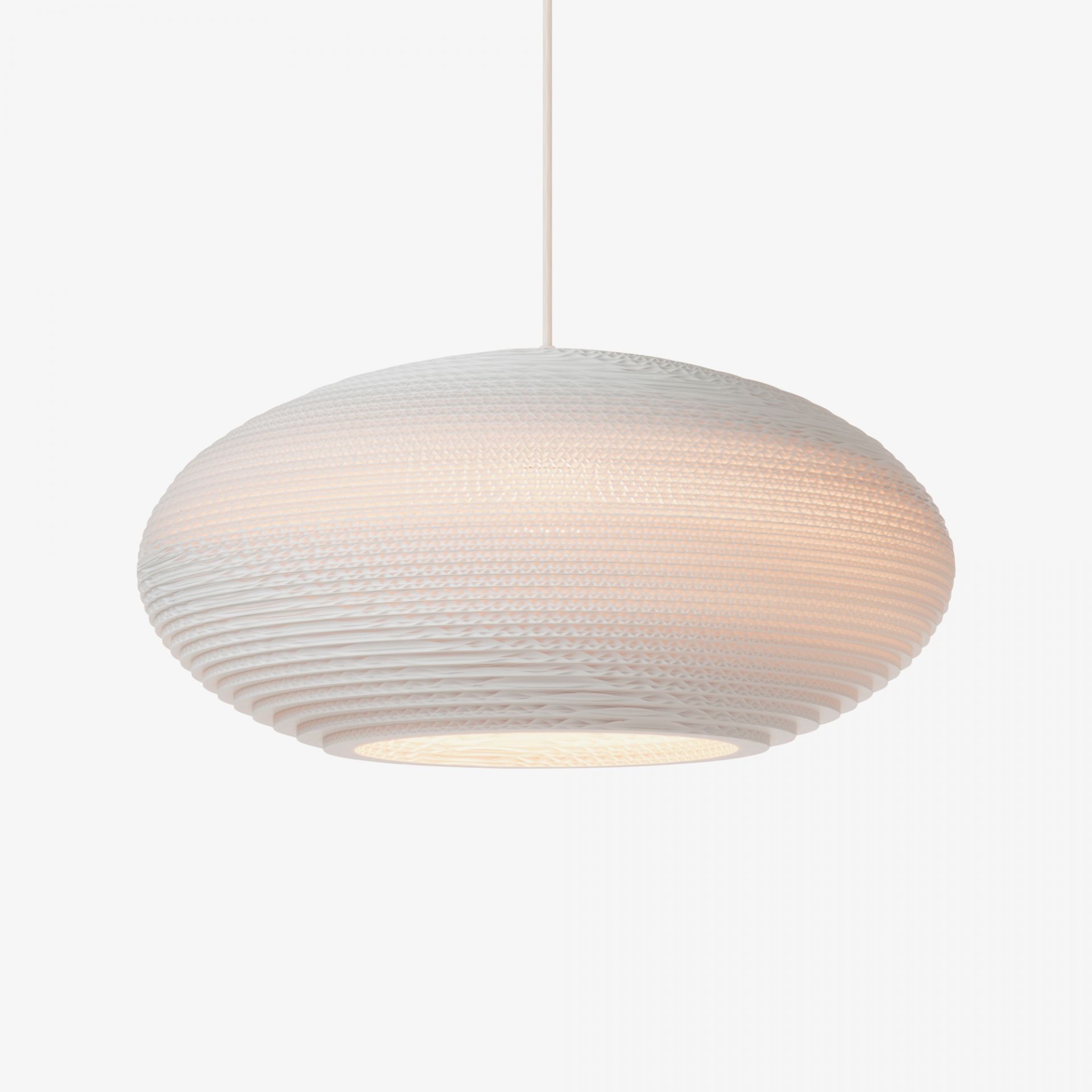 Scraplights Disc 16 Lampe suspendue Blanc Graypants