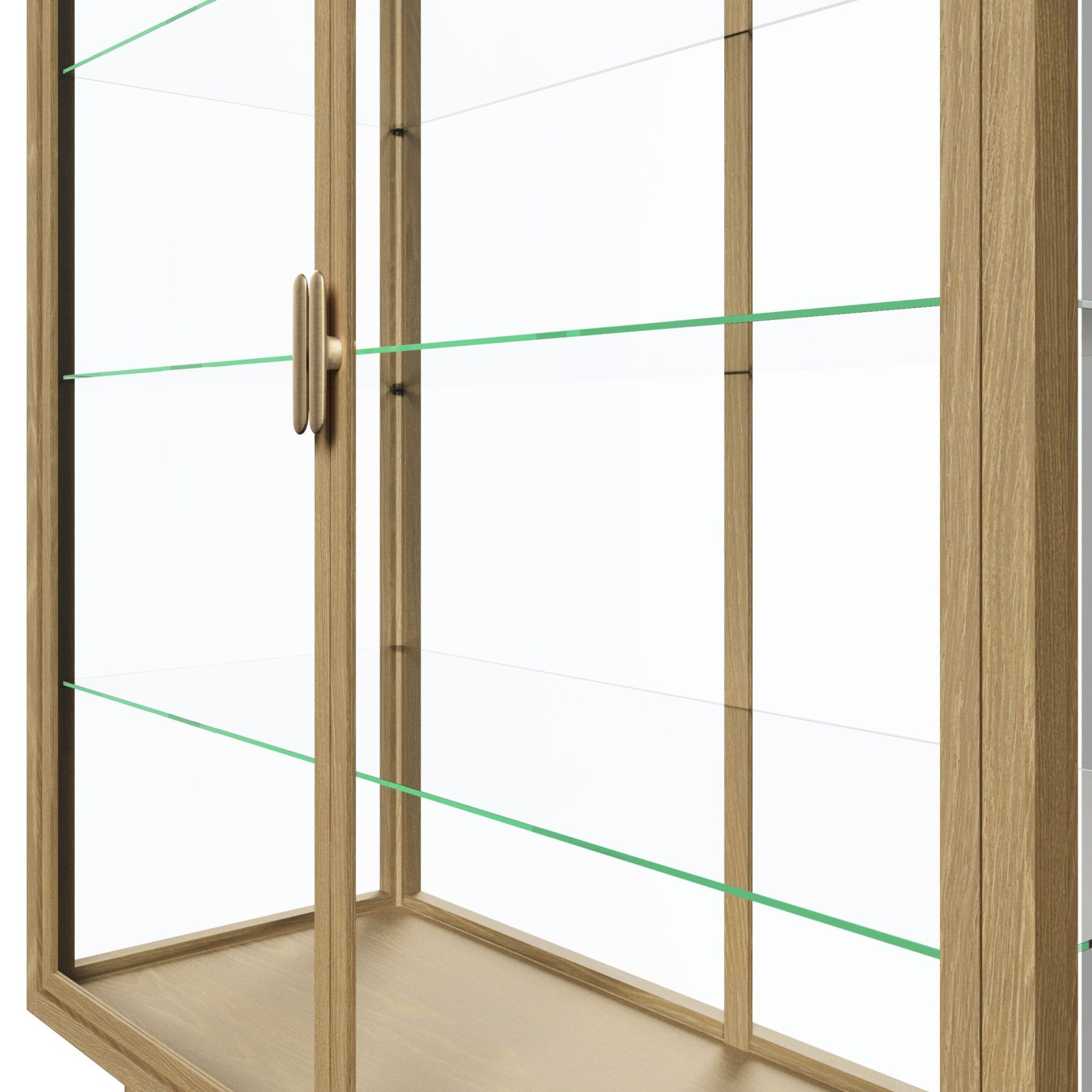 Private Vitrine placage en chêne teinté clair Gubi