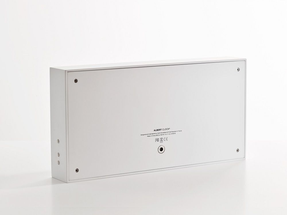 Digital clock LED Horloge numérique / Horloge de table Albert Clock Blanc