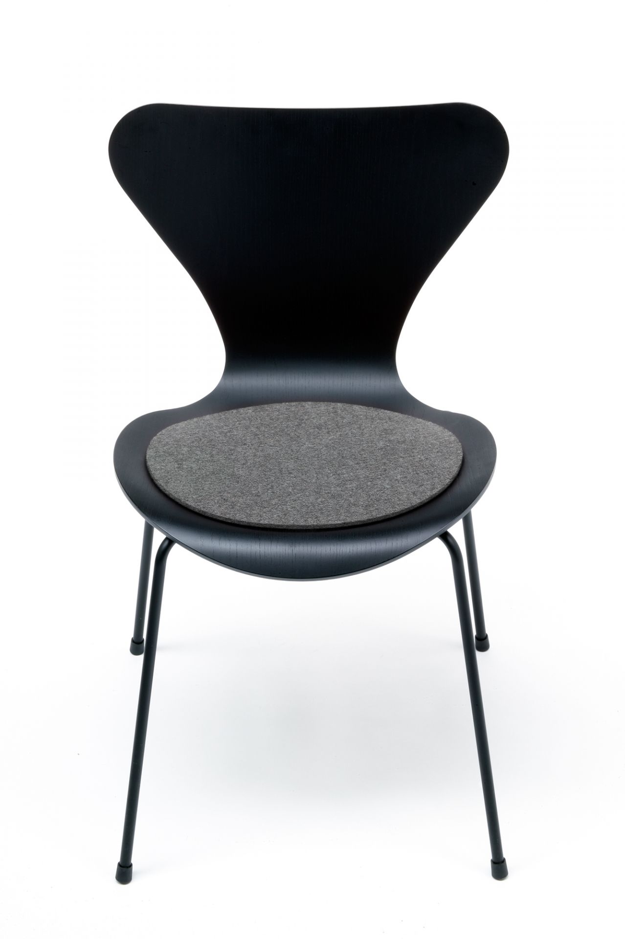 Coussin de siège - Feutre Fritz Hansen 3107 Chaise Anthracite Hey Sign