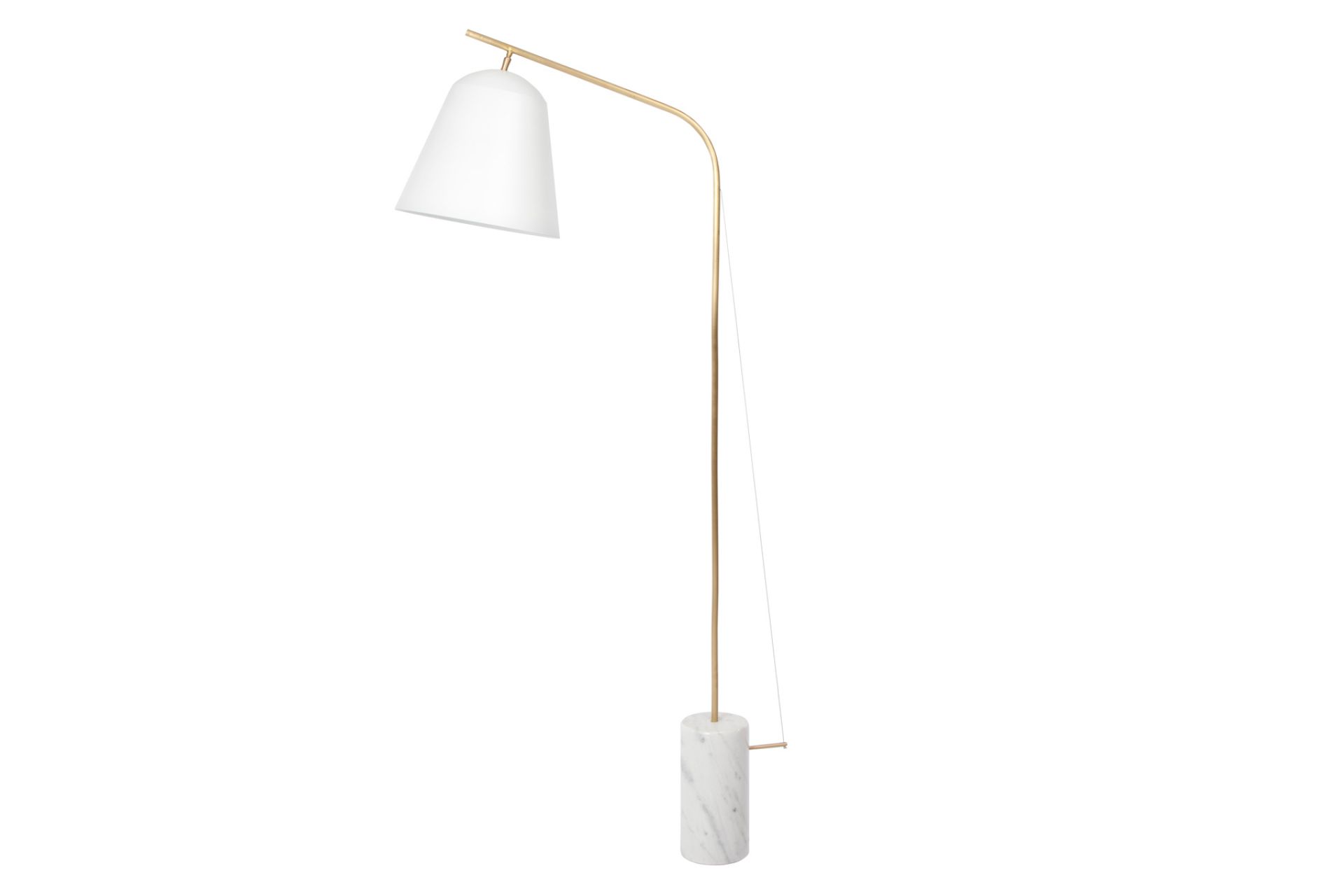 Lampadaire Line Two Floor Lamp blanc NORR11