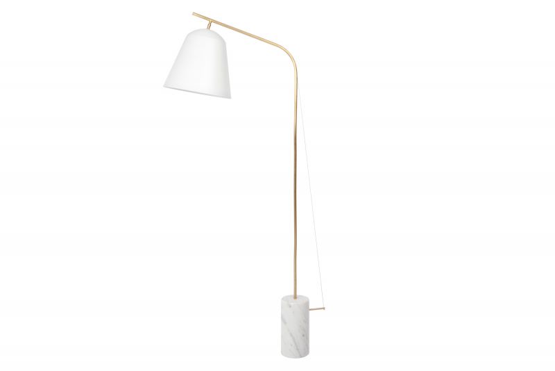 Lampadaire Line Two Floor Lamp blanc NORR11