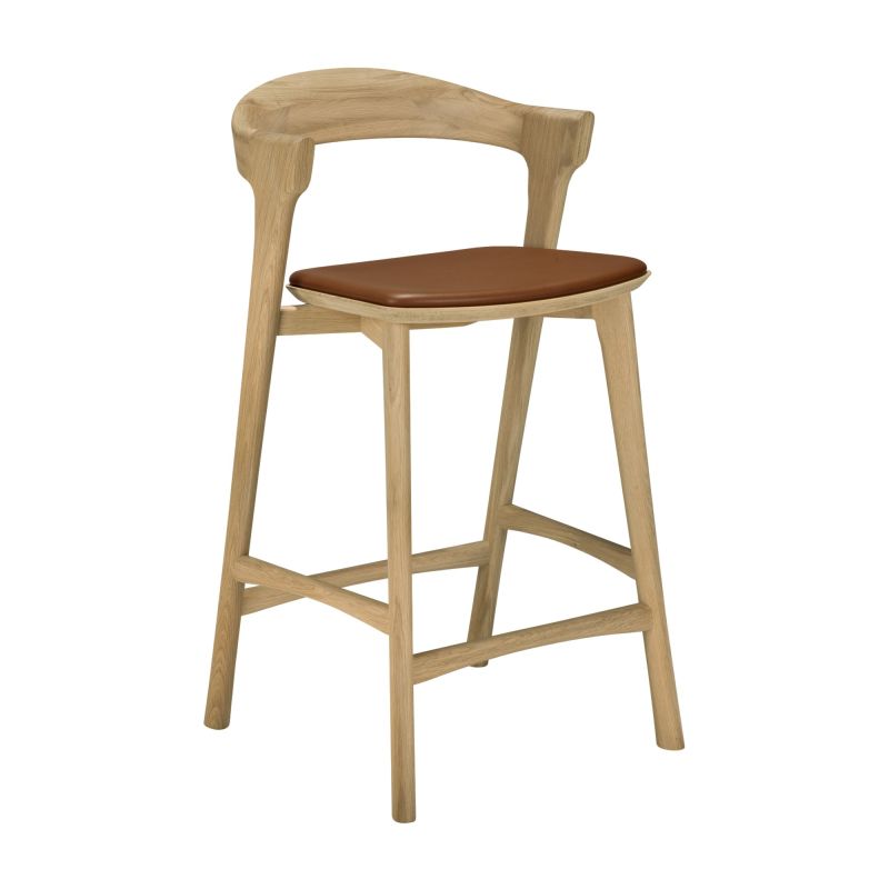 Tabouret de bar Bok avec assise rembourrée Ethnicraft