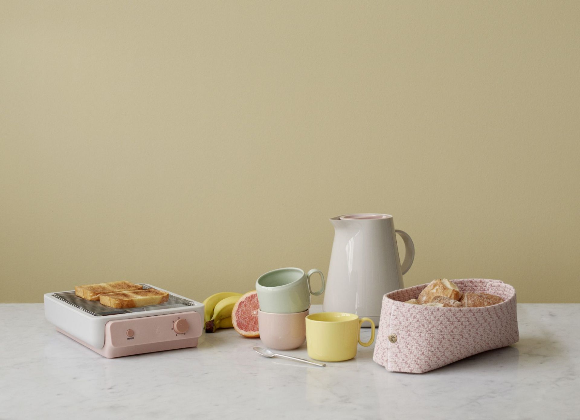 KNIT-IT panier à pain rose RIG TIG by Stelton OFFRE SPECIALE