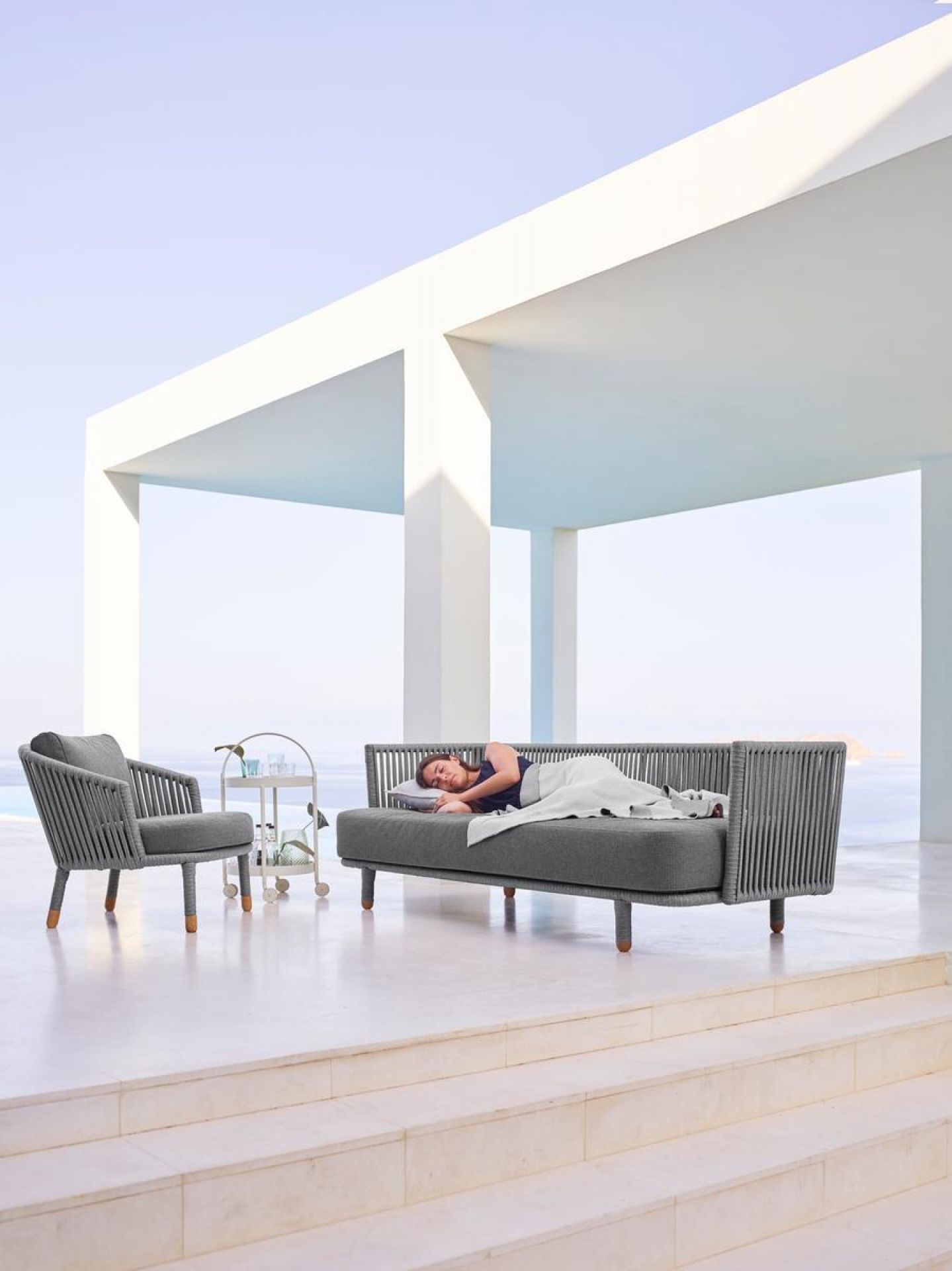Moments Outdoor Canapé 3 places Cane-Line
