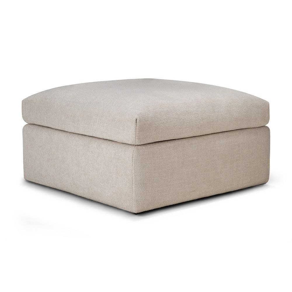 Mellow Tabouret rembourré Ivory Tissu Ethnicraft 